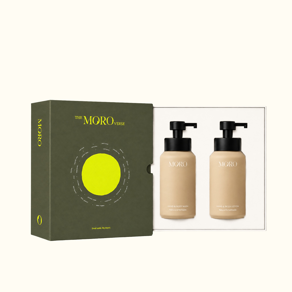Moro Set Hand Essentials Book Santal & Violet - Handzeep & Handlotion
