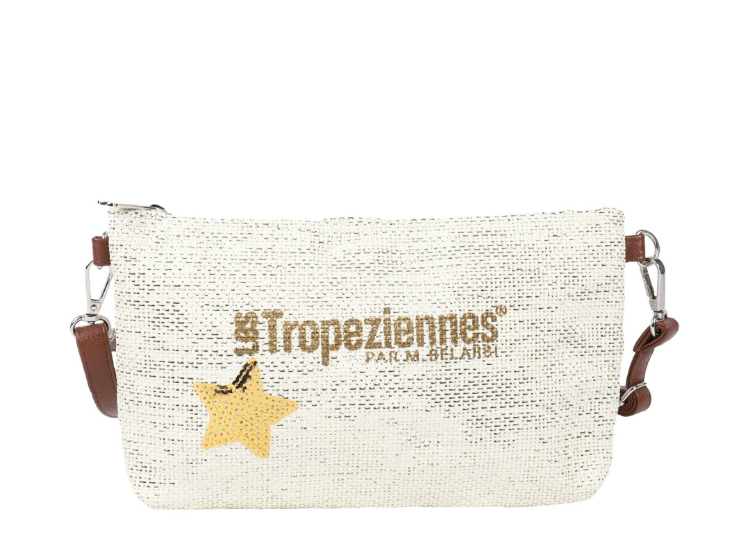 Les Tropeziennes Crossbody Panama Wit 28x15x4 cm