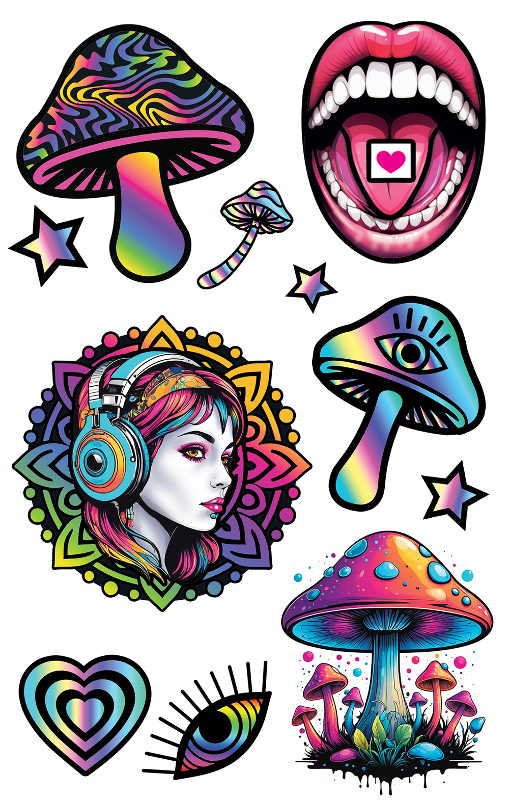 Tattoo Psychedelic Mushroom