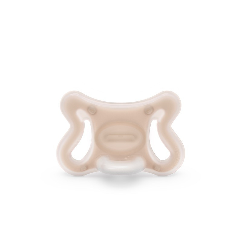 Suavinex Fopspeen Zero Zero Silicone Symmetrisch -2-+2 maand - Light Natural