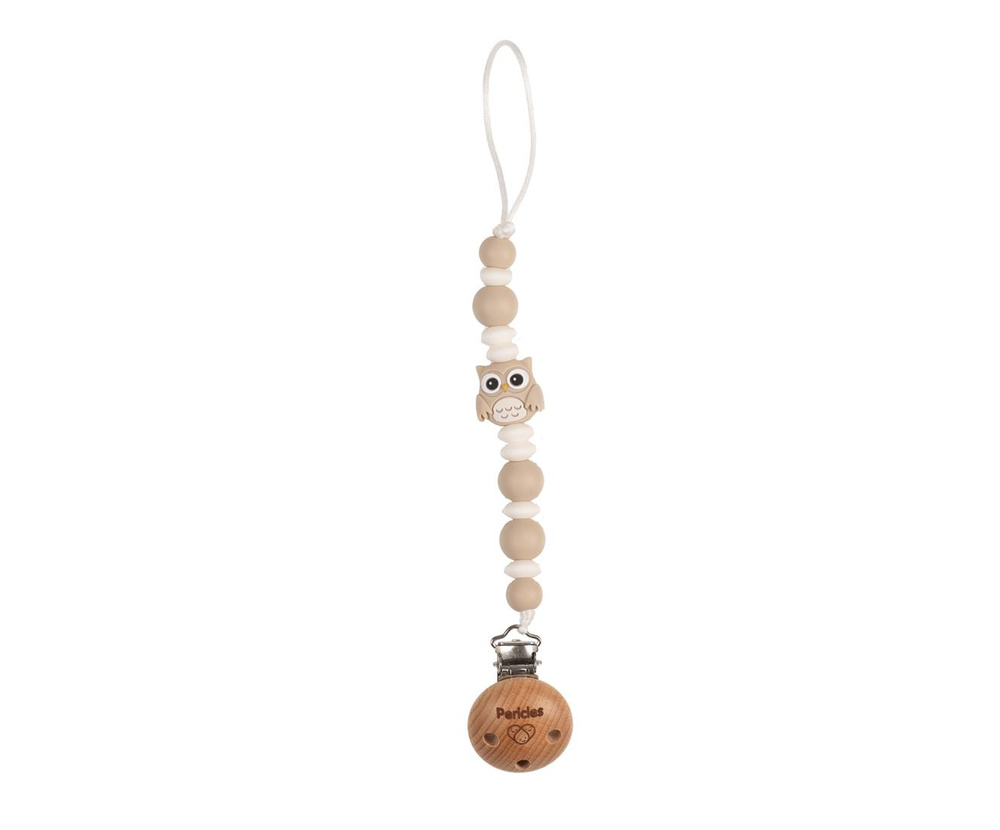 Pericles Fopspeenketting Uil Sand