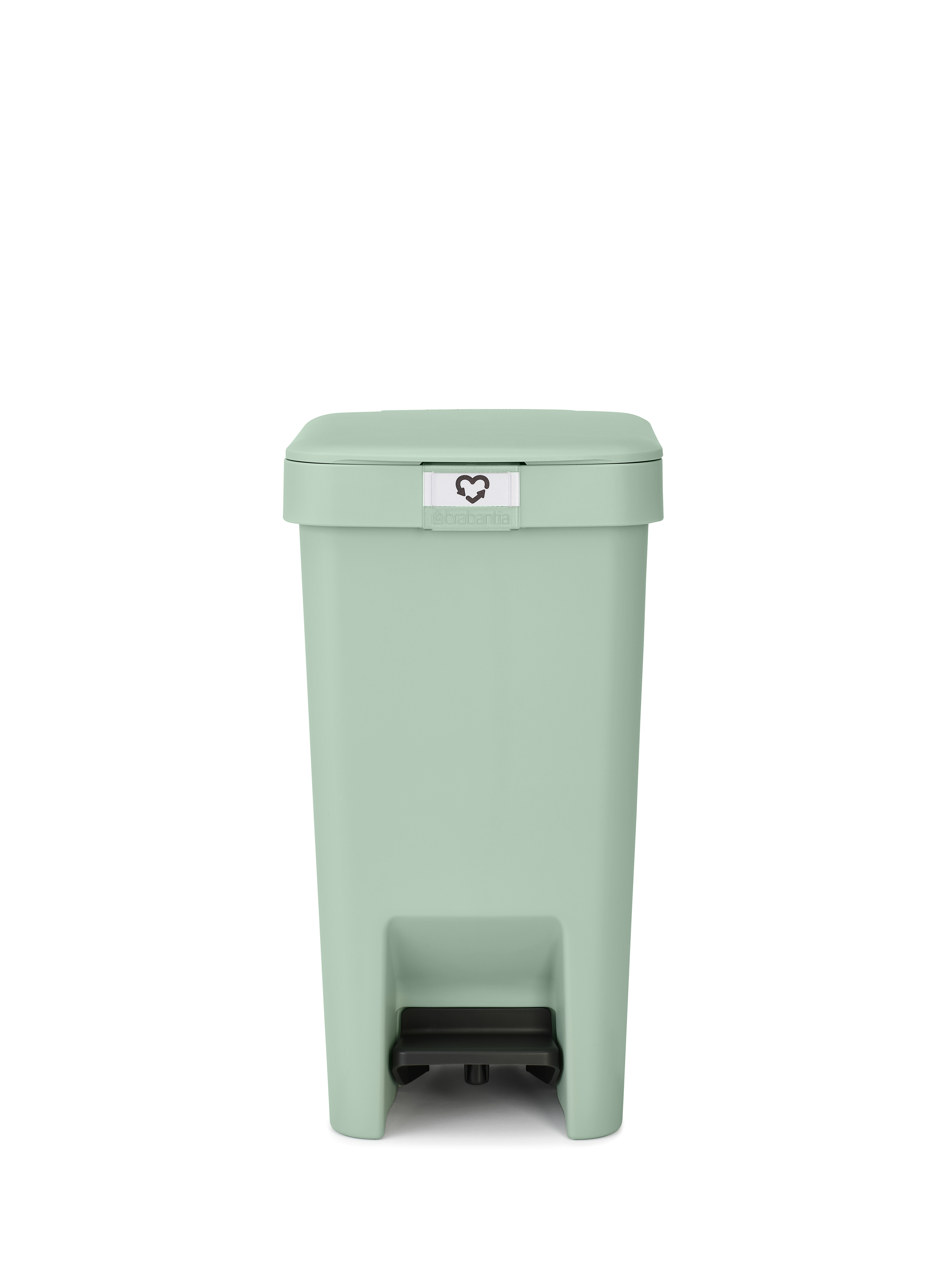 Brabantia Pedaalemmer Stepup 10l Jade Green Recycled Plastic - 26.5x20x38 cm