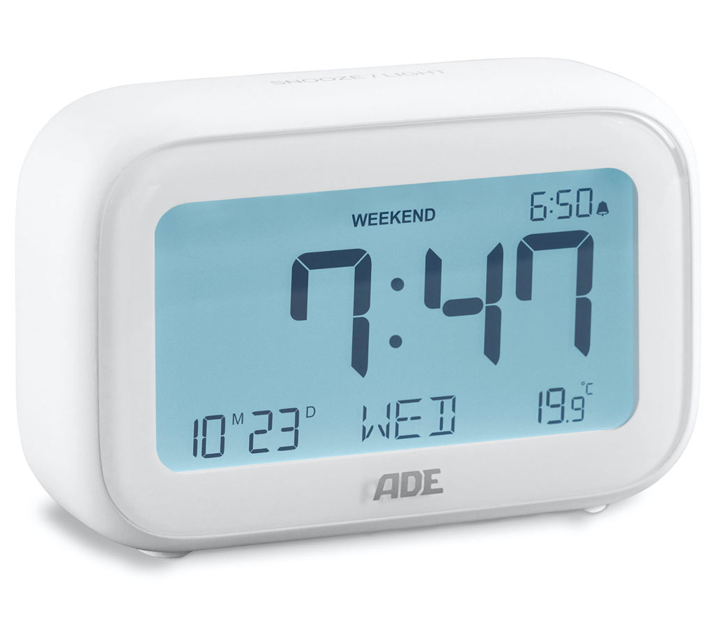 ADE Alarmklok Digitaal met Temperatuur