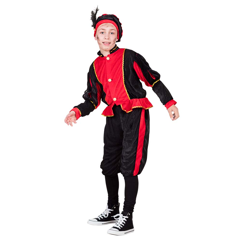 Verkleedpak Piet Rood 4-6 Jaar