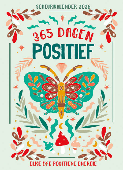 Scheurkalender 2026 - 365 Dagen positief - Elke Dag positieve Energie