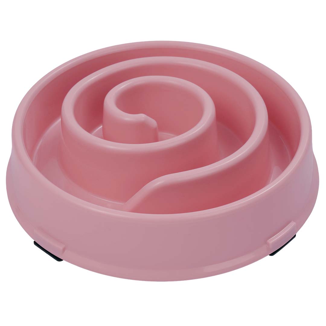 DuvoPlus Voerkom Anti-Schrok Spiraal S 300 ml 20.5x4.6 cm Roze