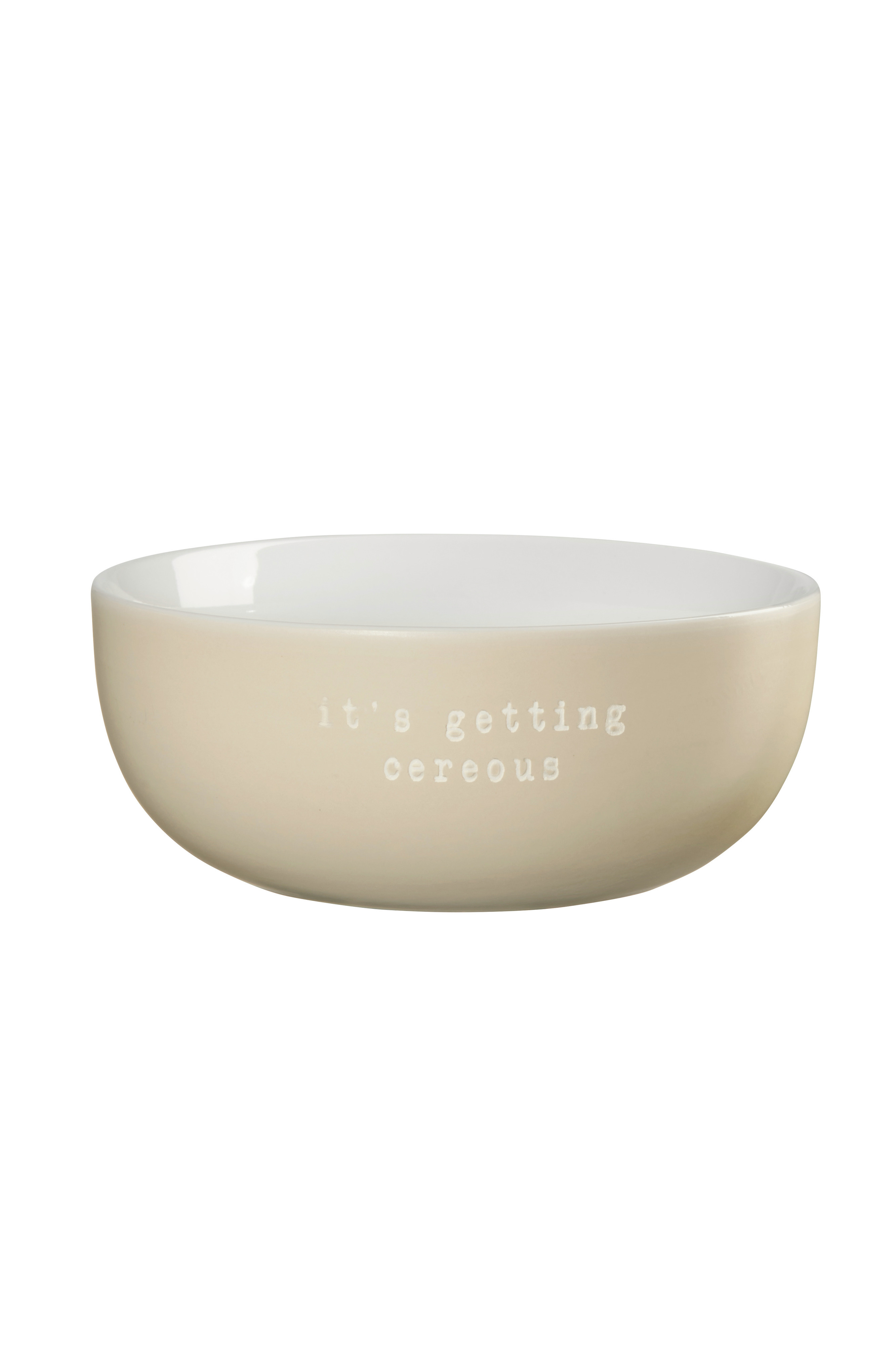 ASA Bowl Hey! It's Getting Cereous 16x6.5 cm - New Bone China