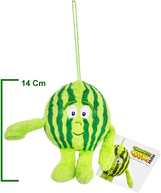 Pluche watermeloen 14cm