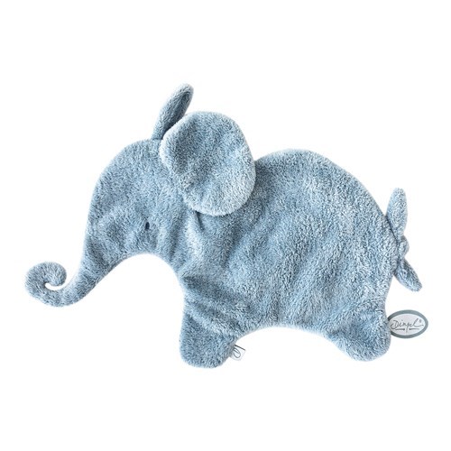 Dimpel Fopspeendoekje Oscar Olifant Tuttie Blauw 27 cm