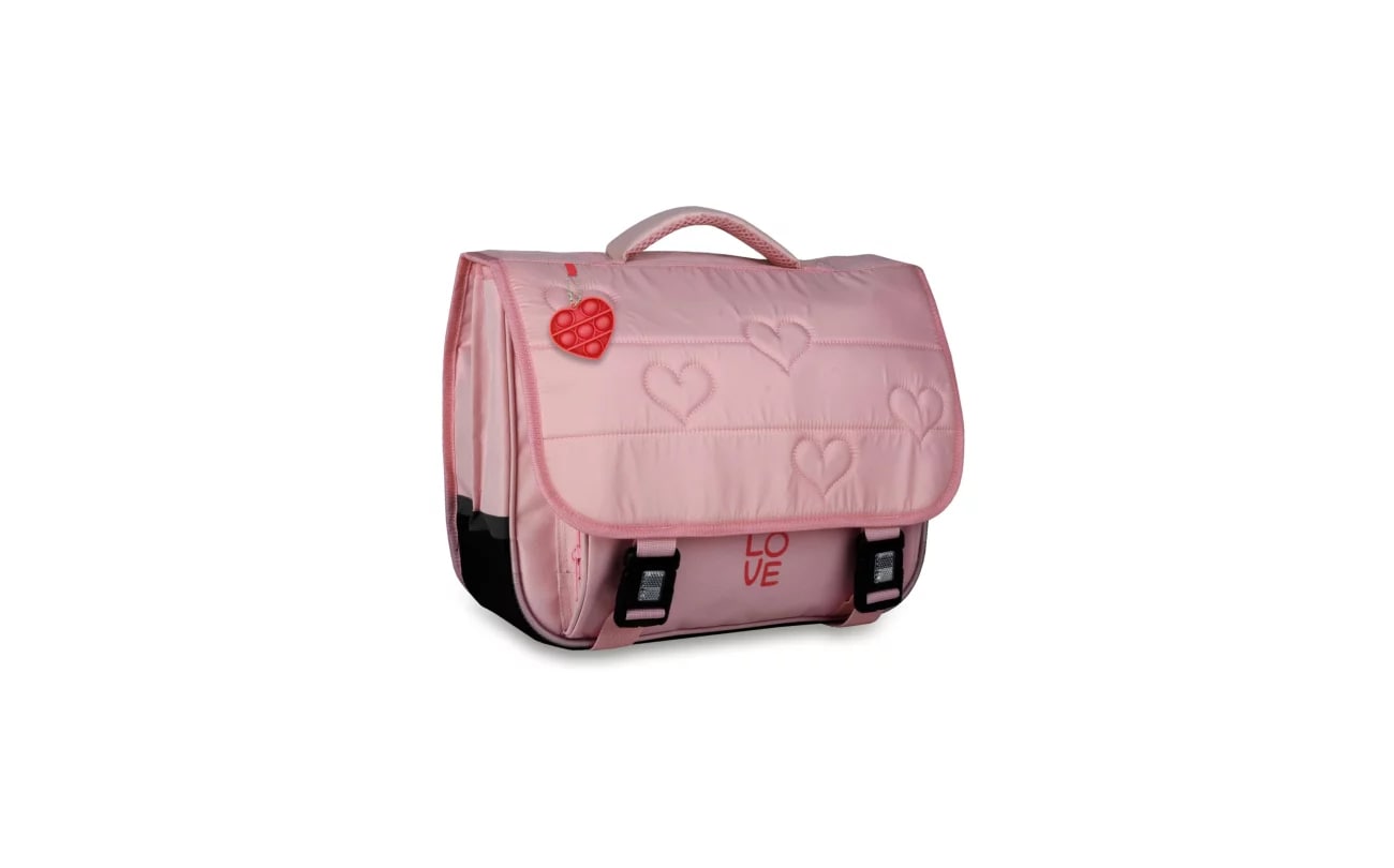 Love Boekentas 19l Pink-Hearts 34x14x39 cm