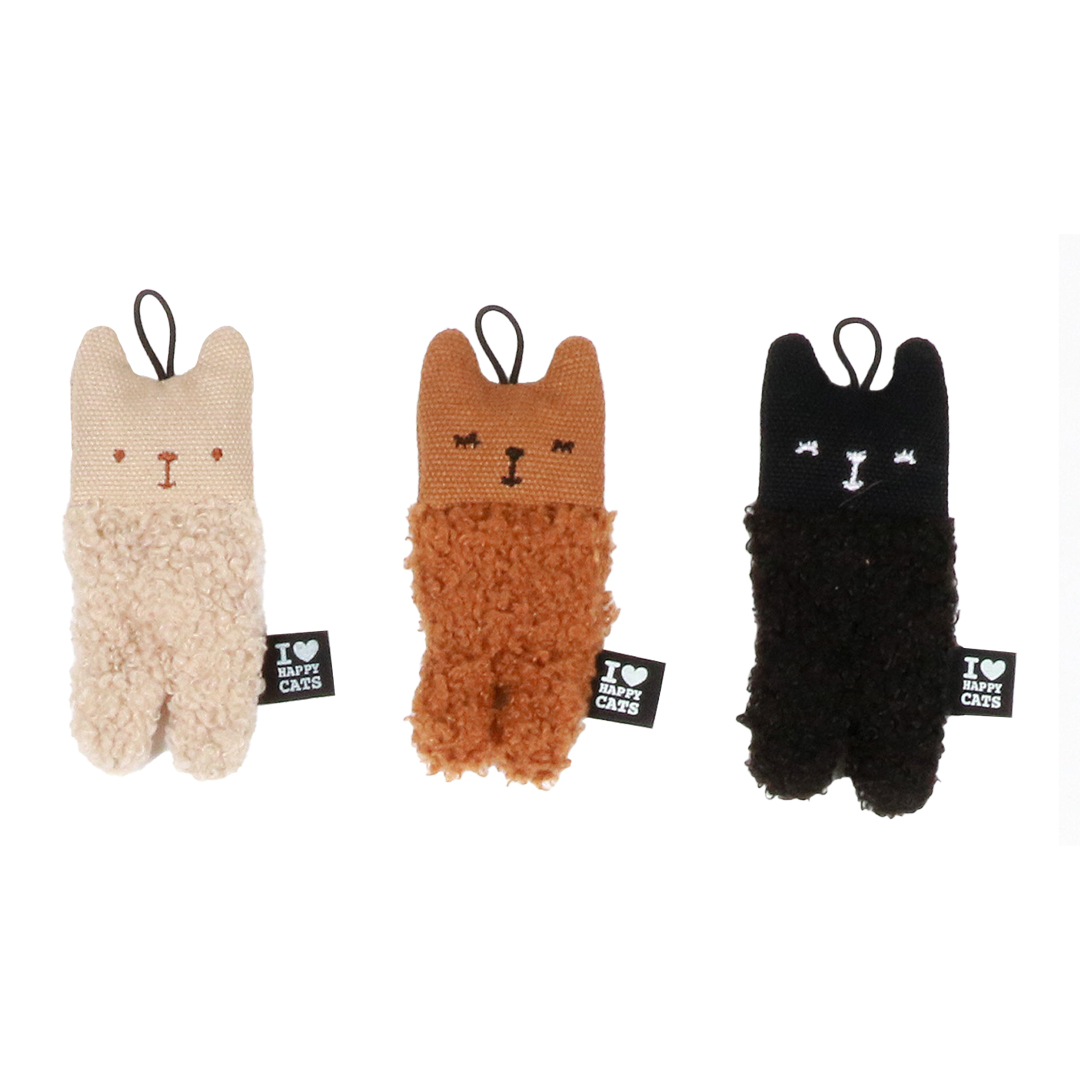 Alfie - Anneleen Bru - Kattenspeeltje 11 x 5 x 1.5 cm - Gemengde Kleuren