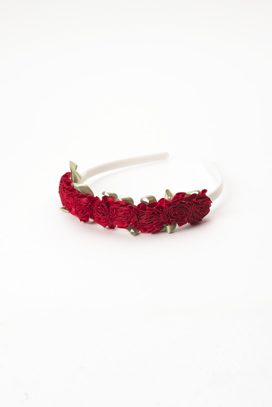 Little Adventures Diadeem Red Flowers +3 jaar