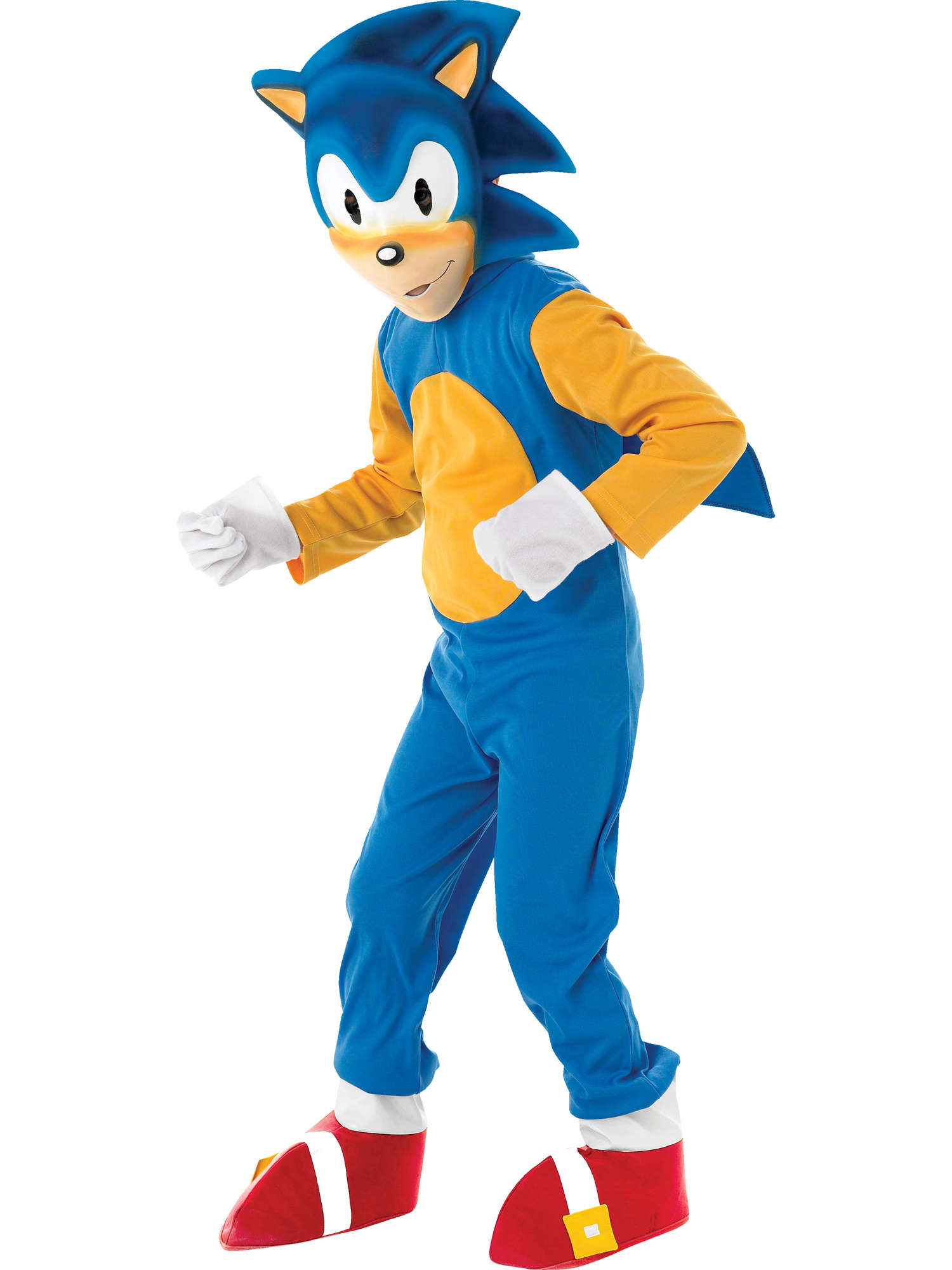 Sonic Classic Kostuum Kind Large 7/8 Jaar
