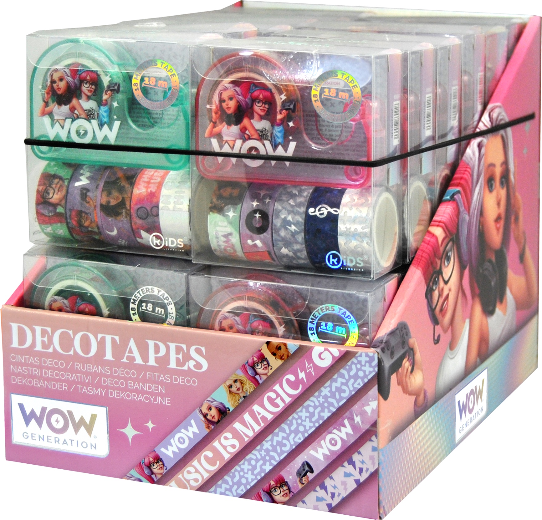 Wow Generation Deco Tapes met Houder 5 stuks