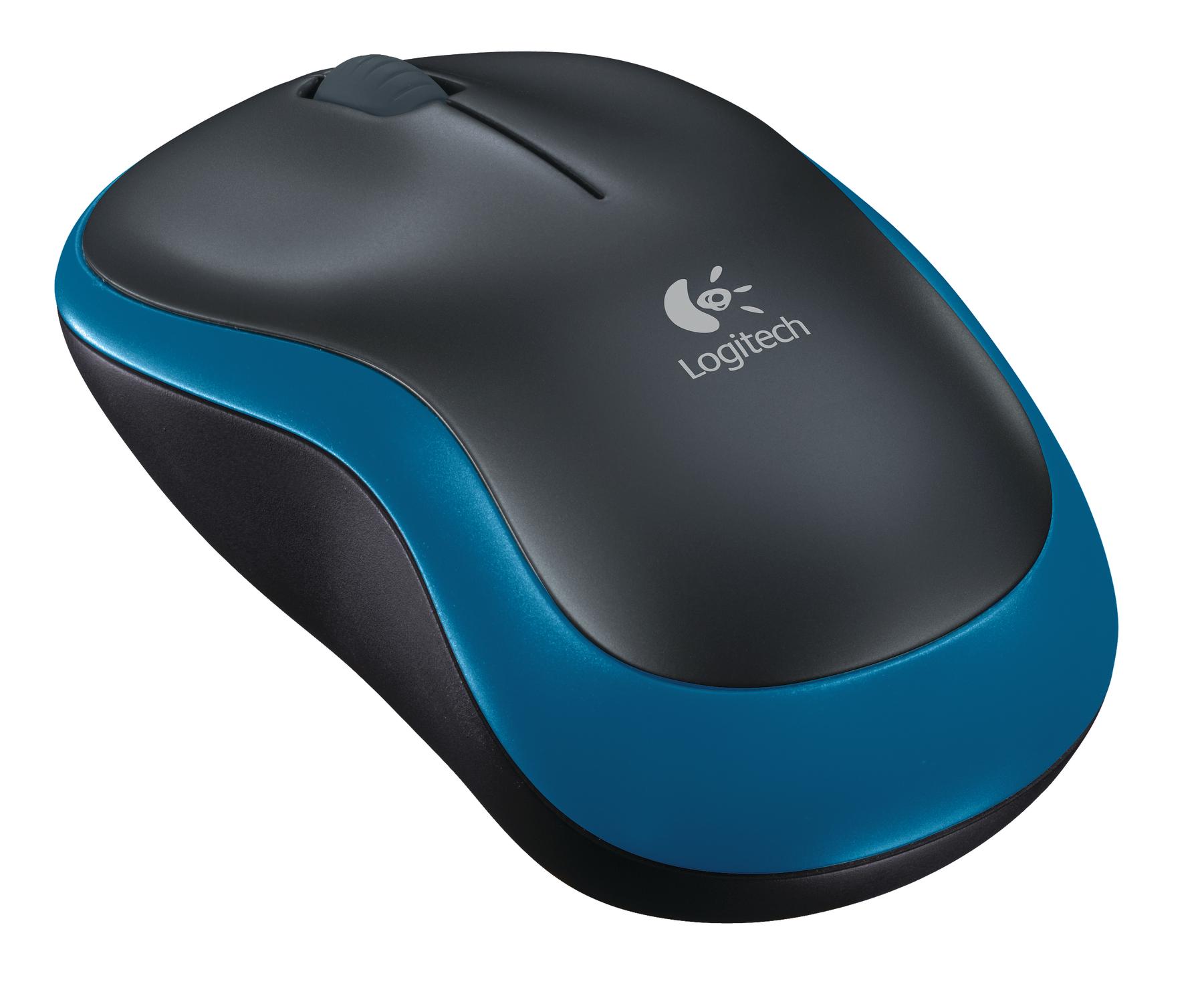 Logitech Muis Wireless M185 Blauw
