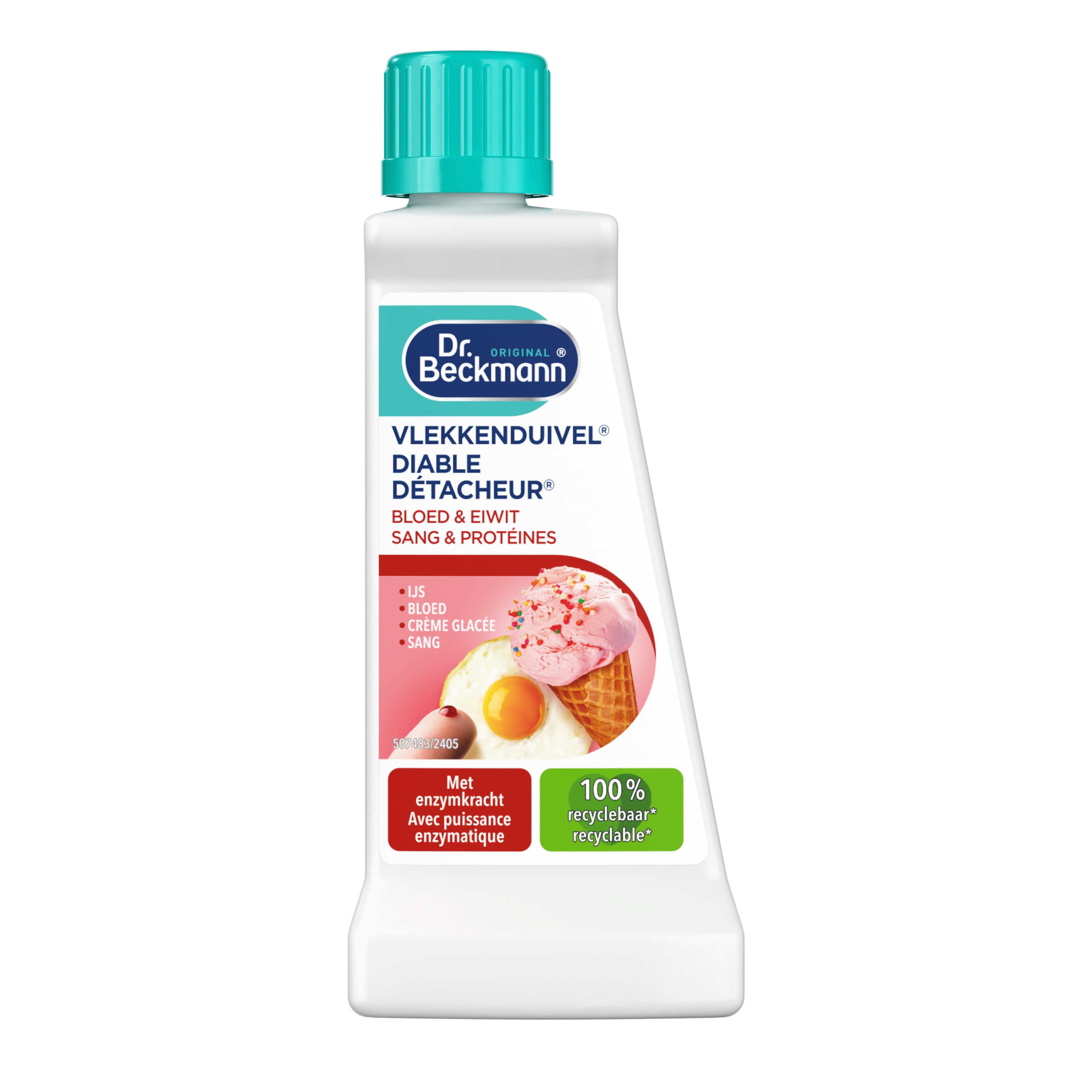 Dr. Beckmann Ontvlekker - Vlekkenduivel Bloed-Melk-Eiwit - 50 ml