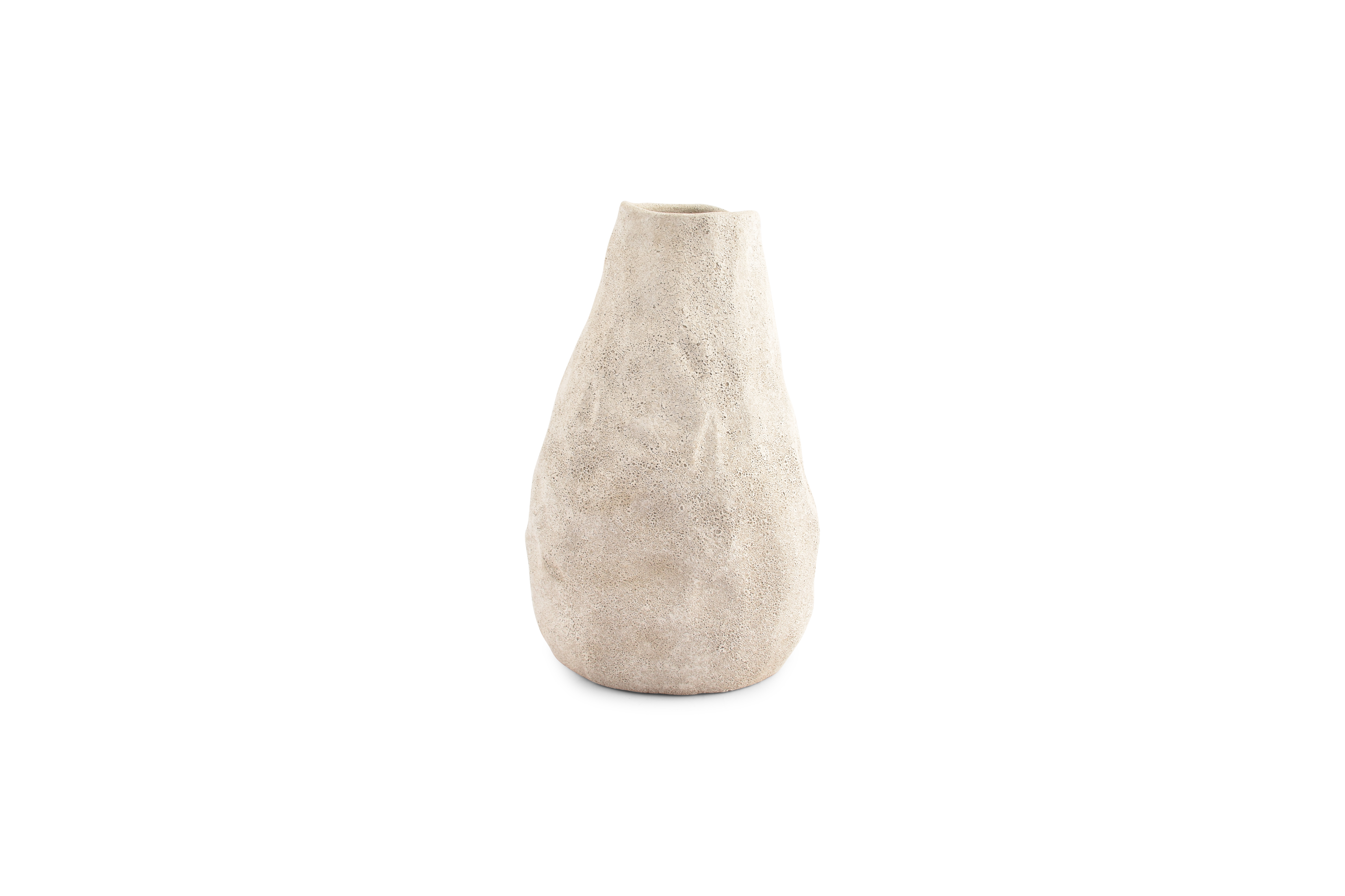 Salt & Pepper Vaas Cave Beige 14.5x22 cm - Keramiek