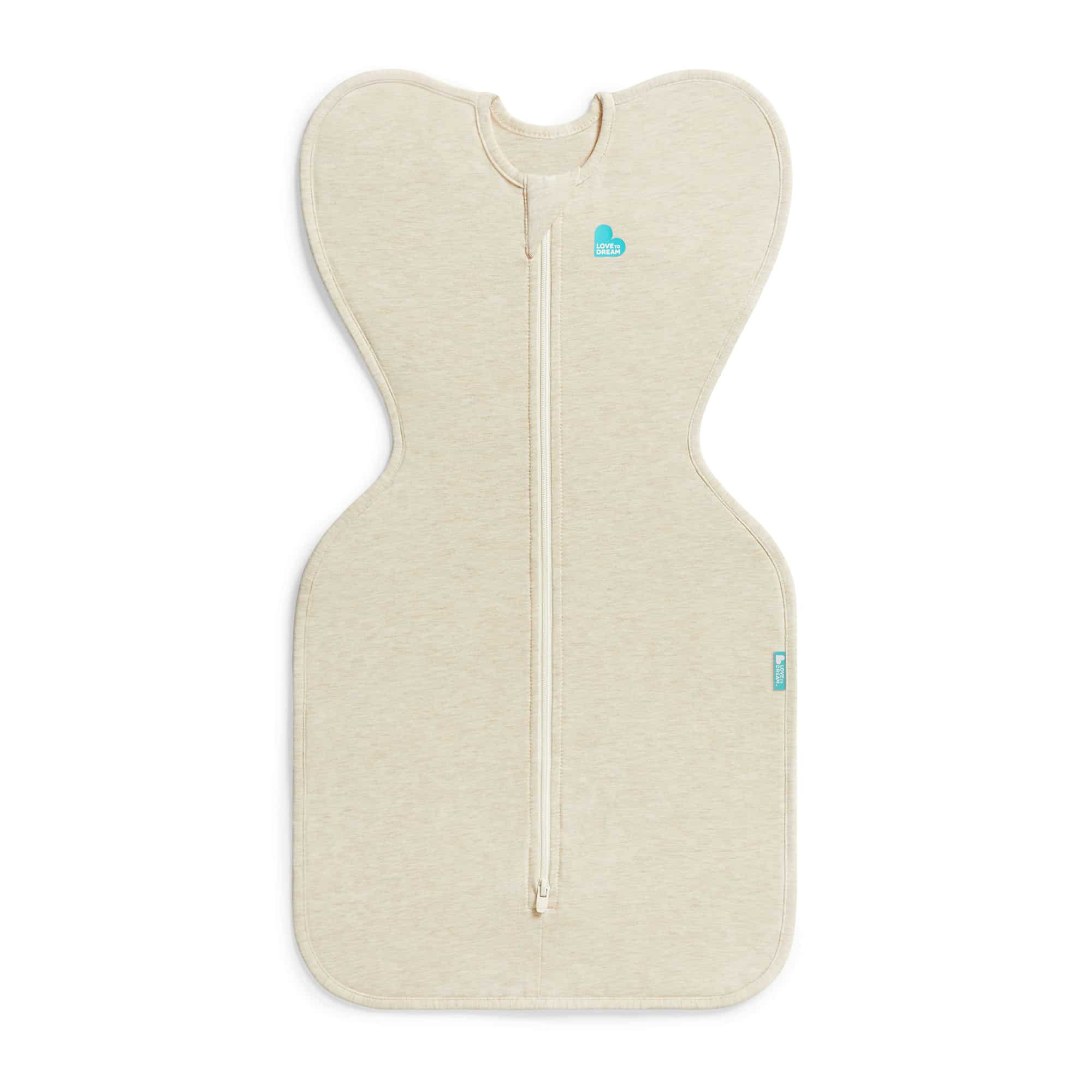 Love to Dream Inbakerslaapzak Swaddle UP Oatmeal Twig Fase 1 small- 3.5-6 kg - Tog 1.0