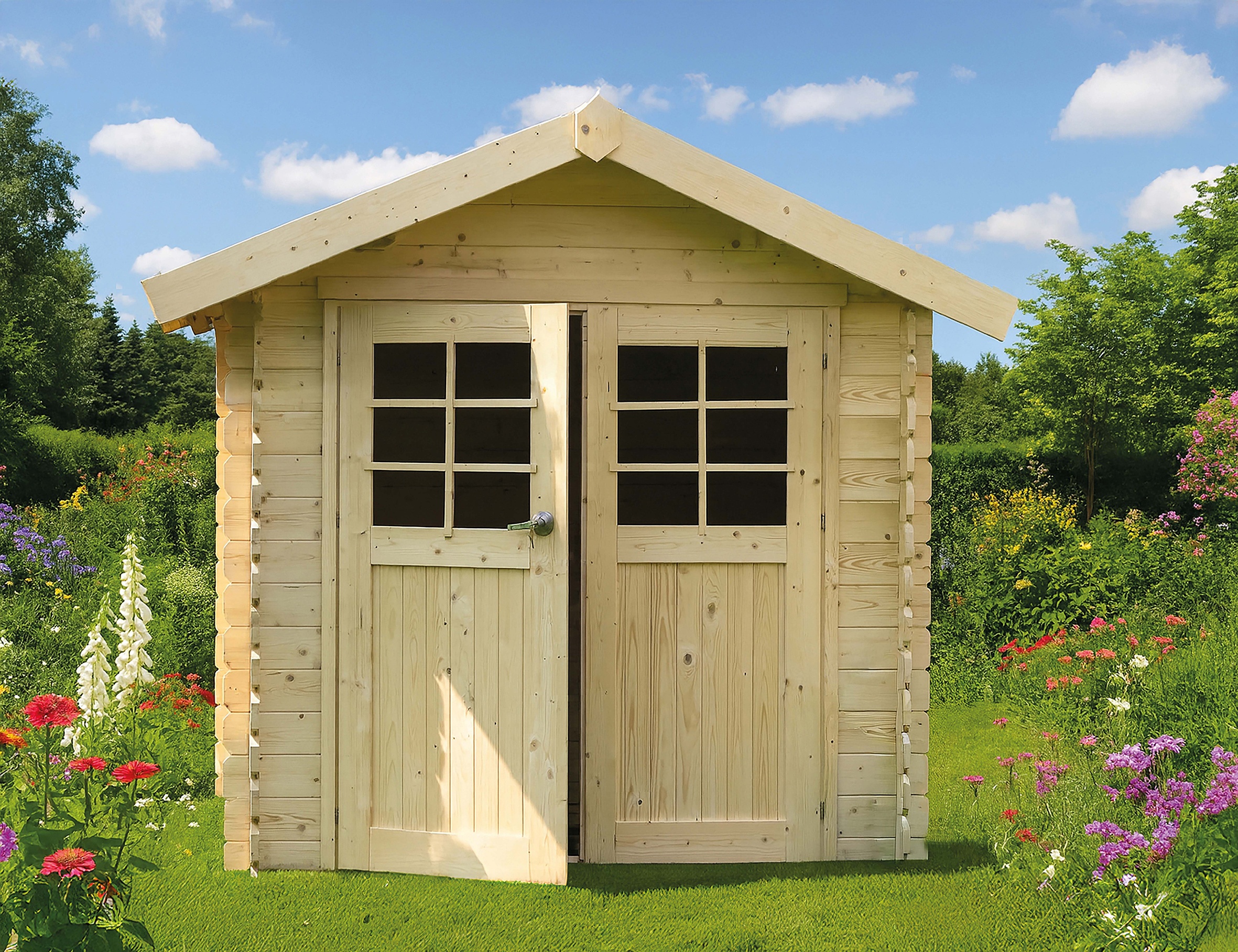 Solid Tuinhuis Chartres 
2980 x  2380 - 390 mm 
28 mm