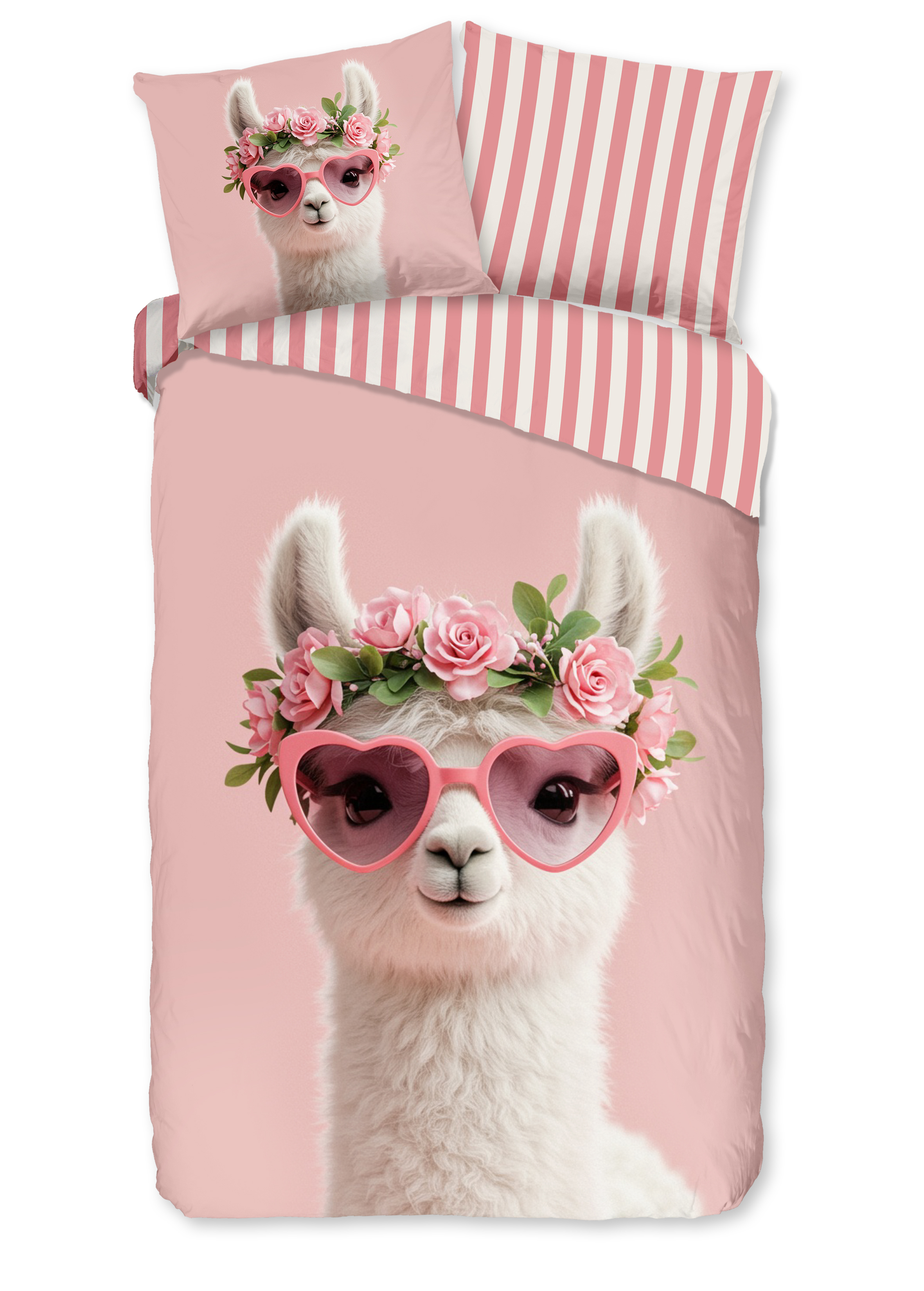 Pure Luxury Dekbedovertrek Moni 140x220 cm Microvezel Roze