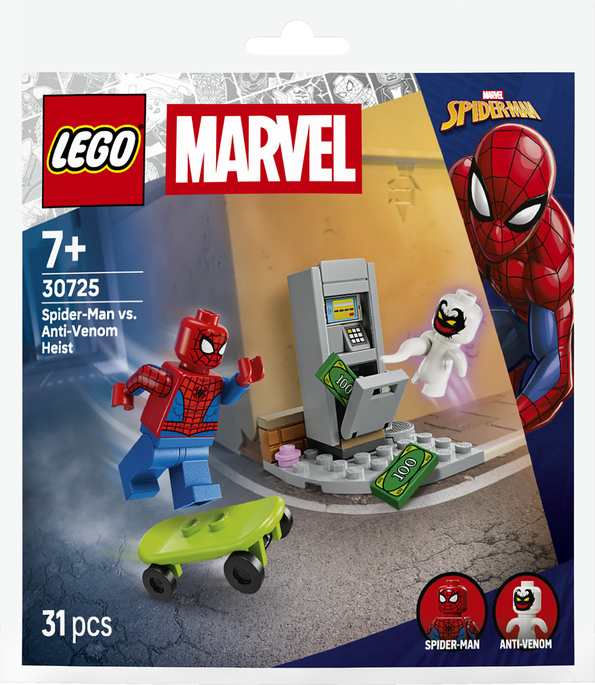 Lego Marvel 30725 Spider-Man vs. Anti - Venom Overval