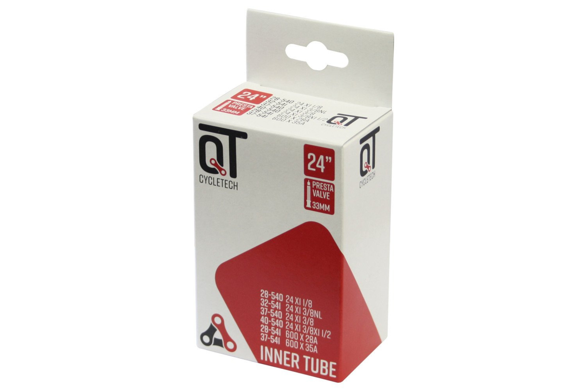 Duro binnenband 24" x 1 3/8 voor fiets Met Prestaventiel 33mm