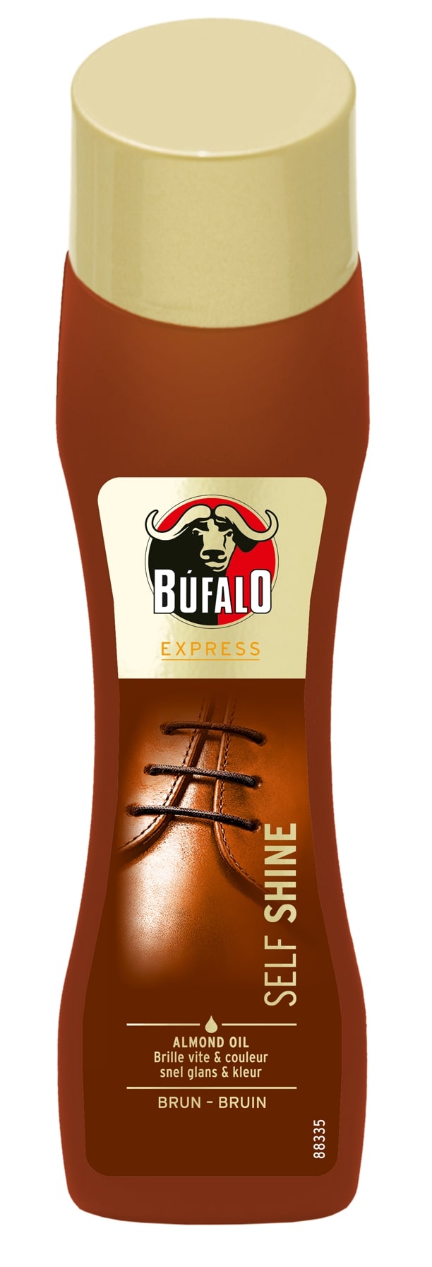 Bufalo Schoencreme Snelglans - 75ML Bruin