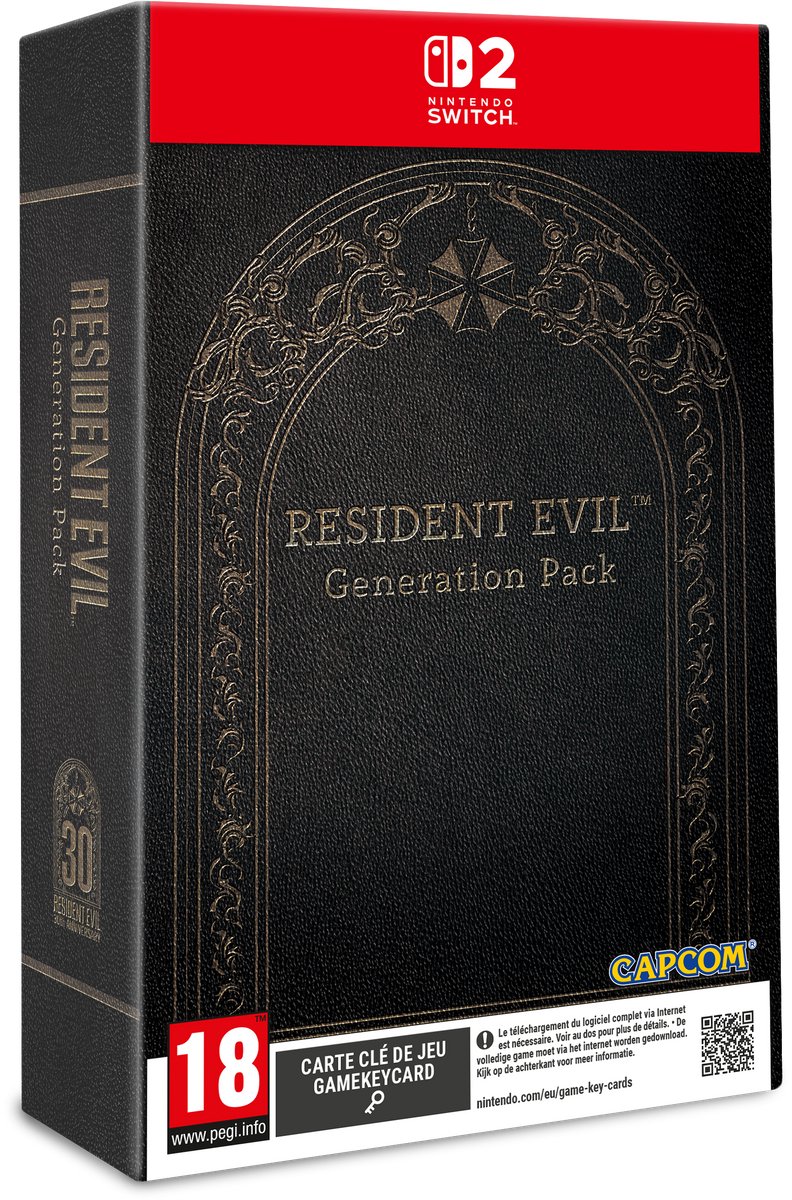 Nintendo Switch 2 Resident Evil Generation Pack (RE7 + RE Village + Resident Evil 9 Requiem)