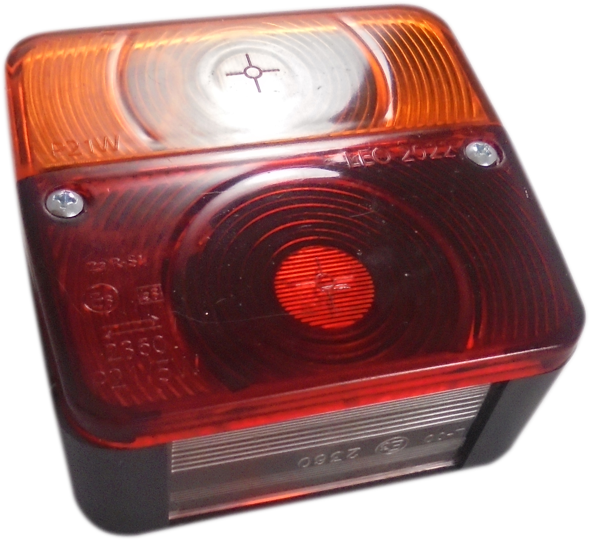 Aanhangwagenlicht 4 functies met nummerplaatverlichting, e-keur