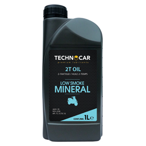 Technocar 2-takt olie mineraal low smoke 1 liter