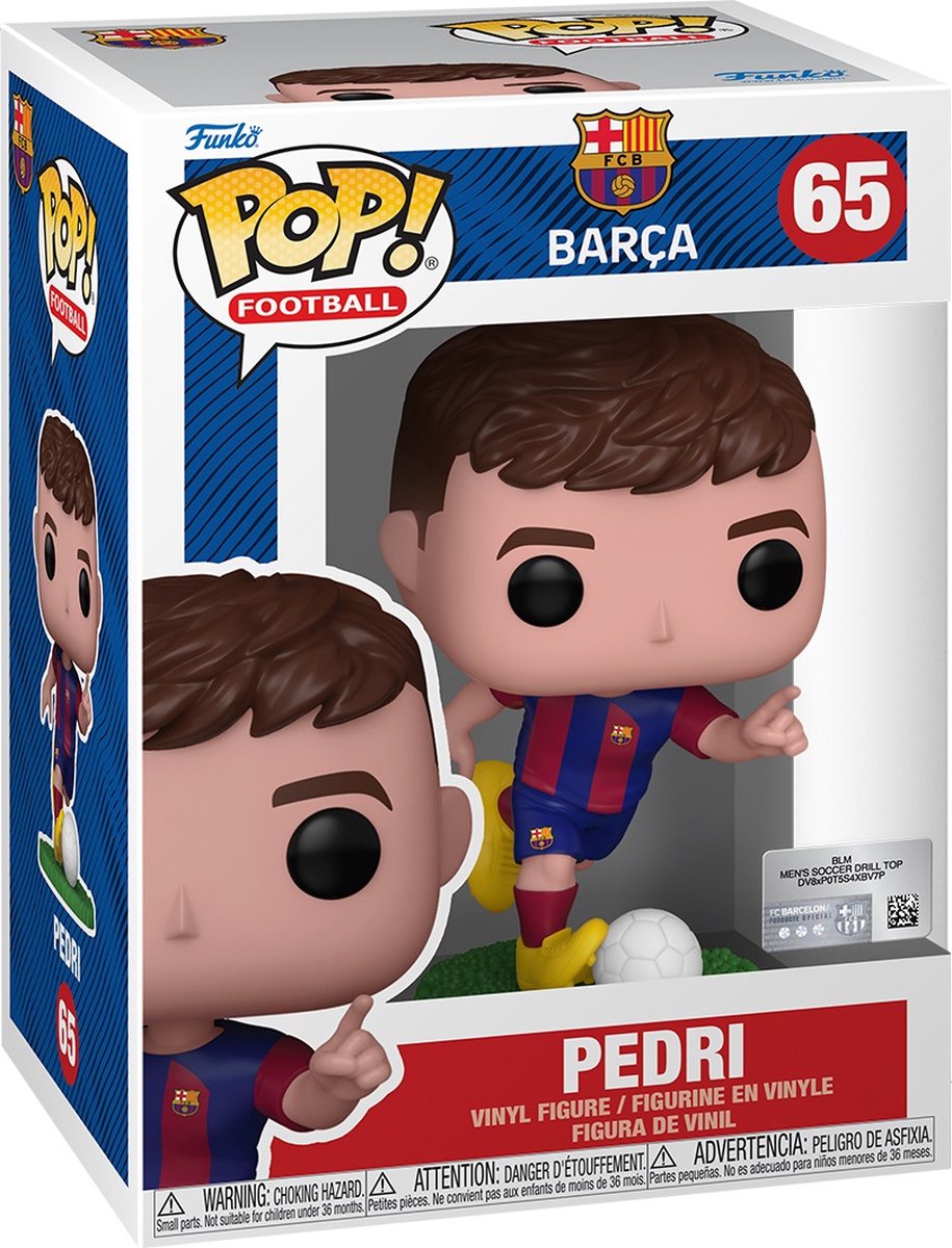 Funko Pop! Football - FC Barcelona: Pedri 65