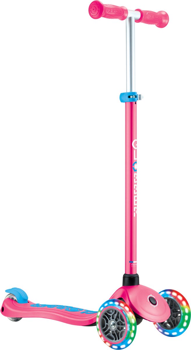 Globber Step Primo Plus Lights Fuchia
