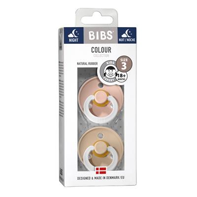 Bibs Fopspeen Latex Ivory-Blush +18 maand - 2 stuks Bibs Fopspeen Latex Ivory-Blush +18 maand - 2 stuks