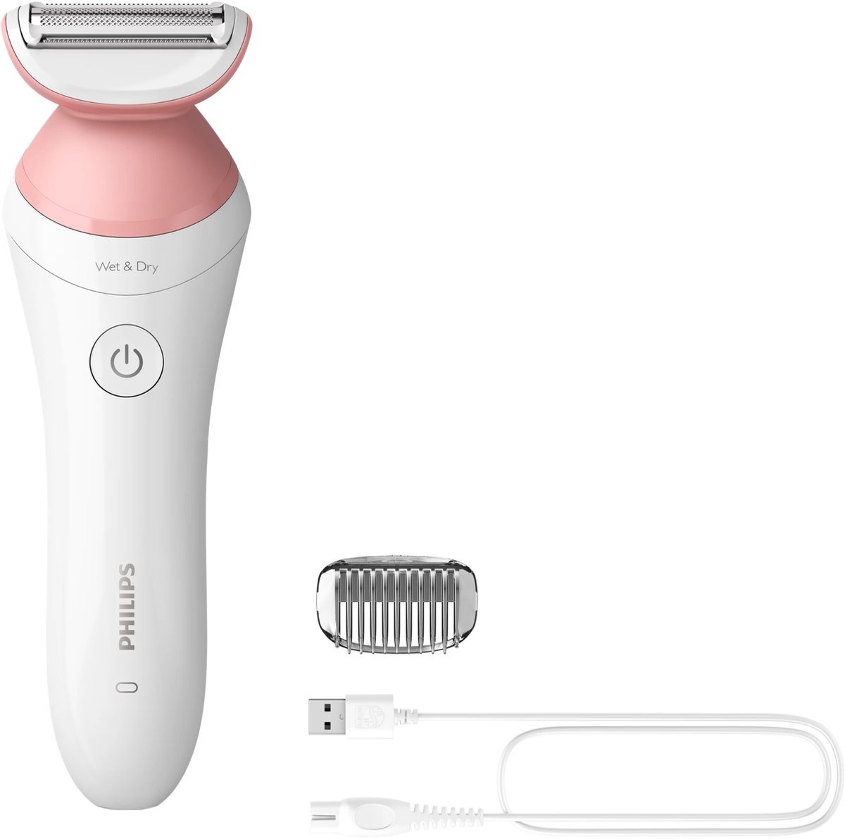 Philips Lady Shaver Series 6000, Draadloos, Wet & Dry