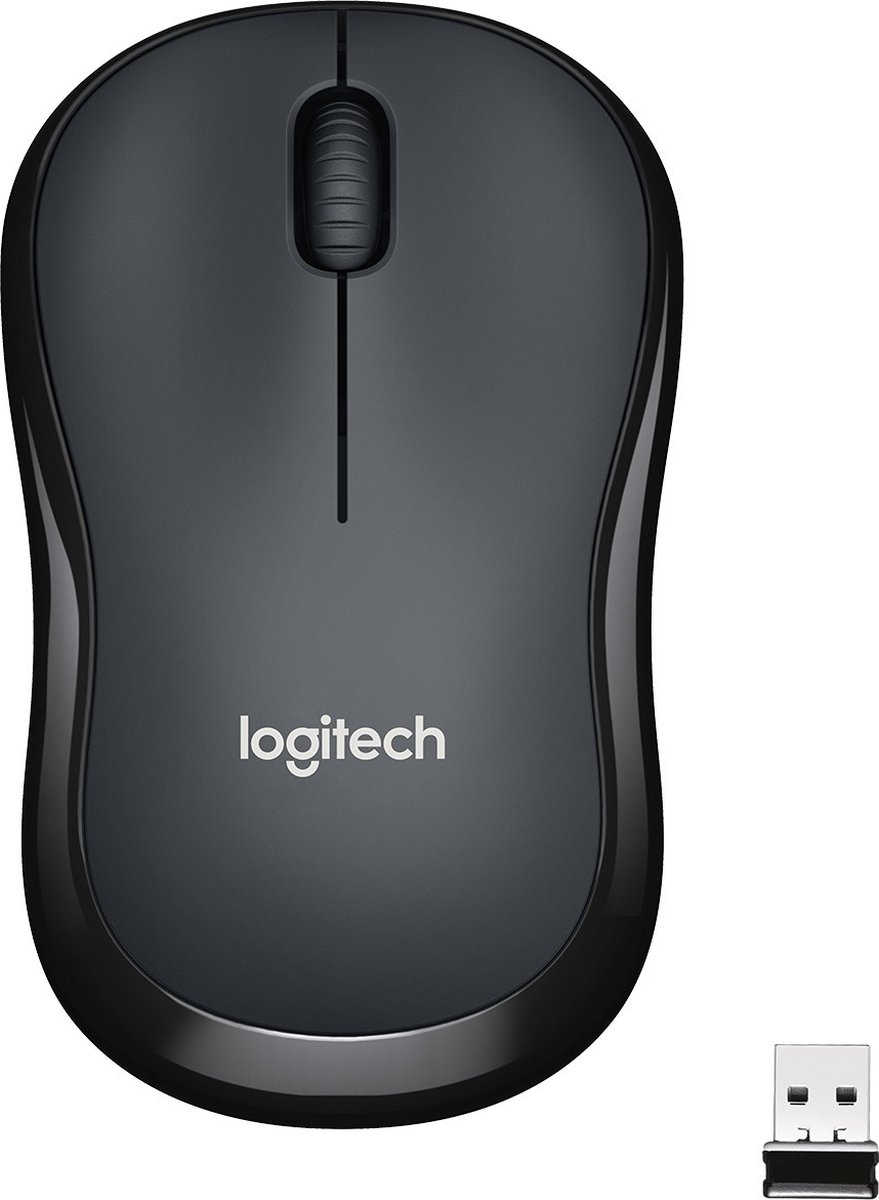 Logitech Muis Wireless M220 Silent Zwart