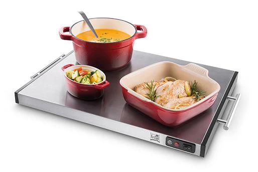 Fritel WT 3498 Warmhoudplaat snoerloos XXL 54 x 41 cm - Inox - 1400 W
