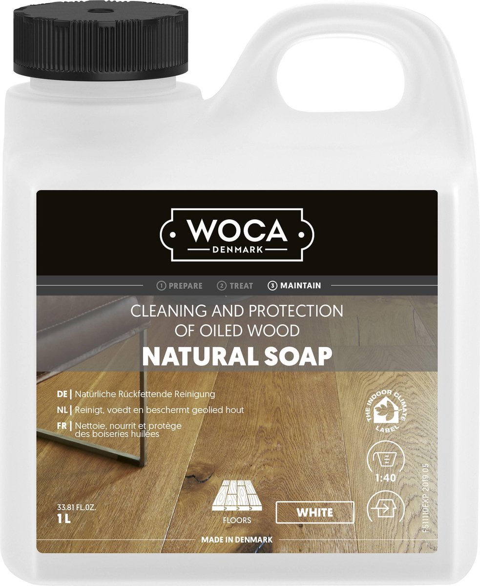 Woca Natuurzeep Wit 1l