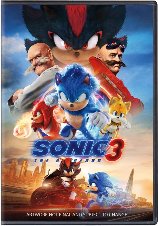 Sonic The Hedgehog 3 DVD