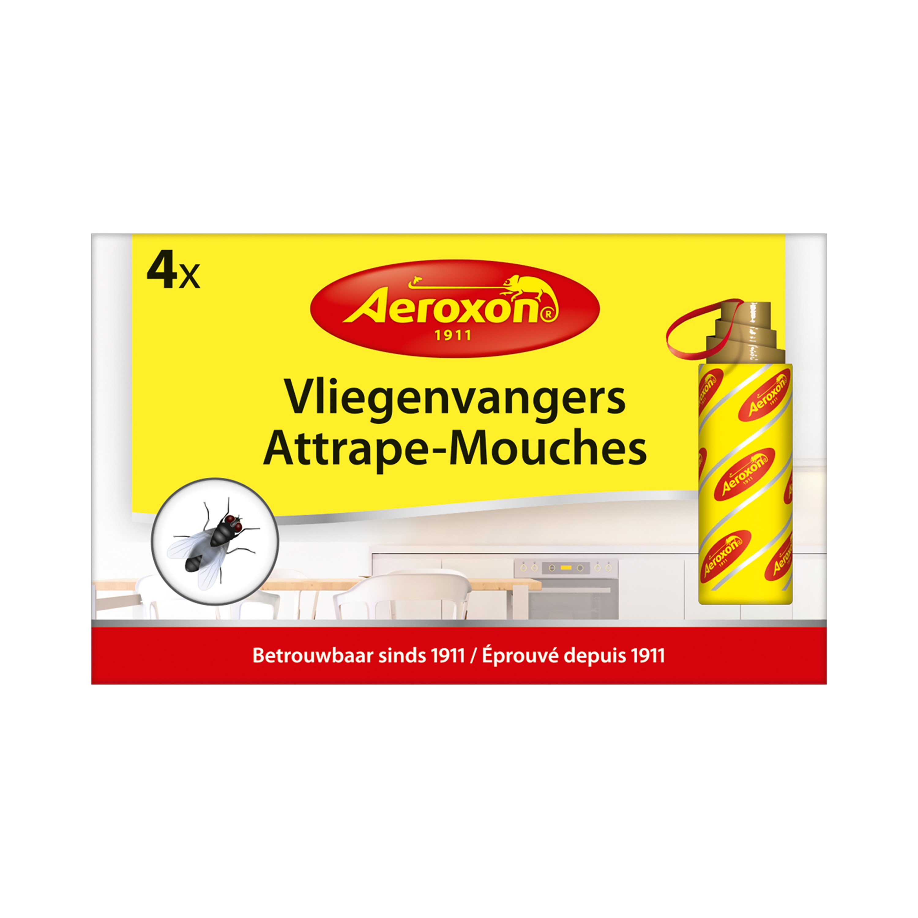 Aeroxon Vliegenvanger 4 stuks