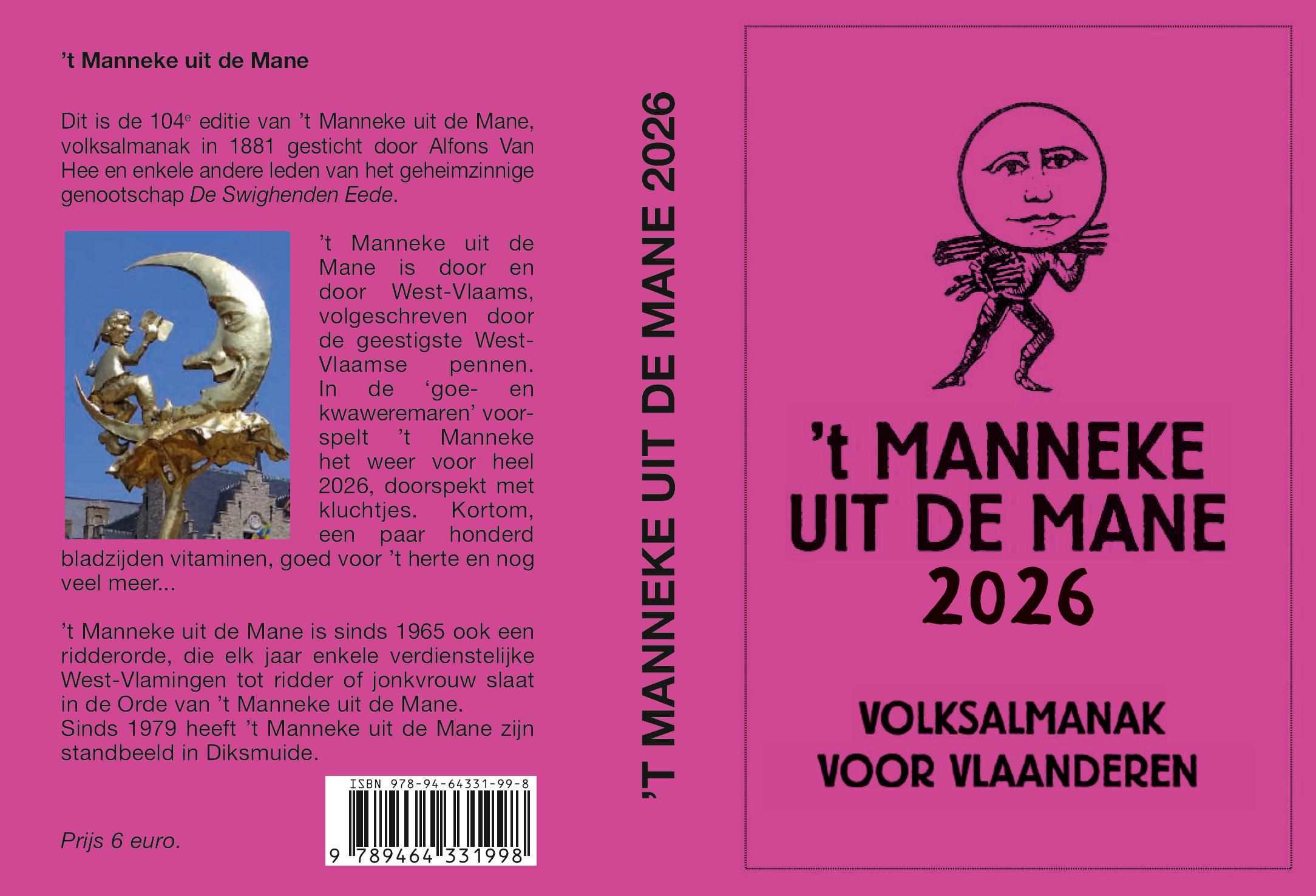 Almanak 't Manneke uit de Mane 2026