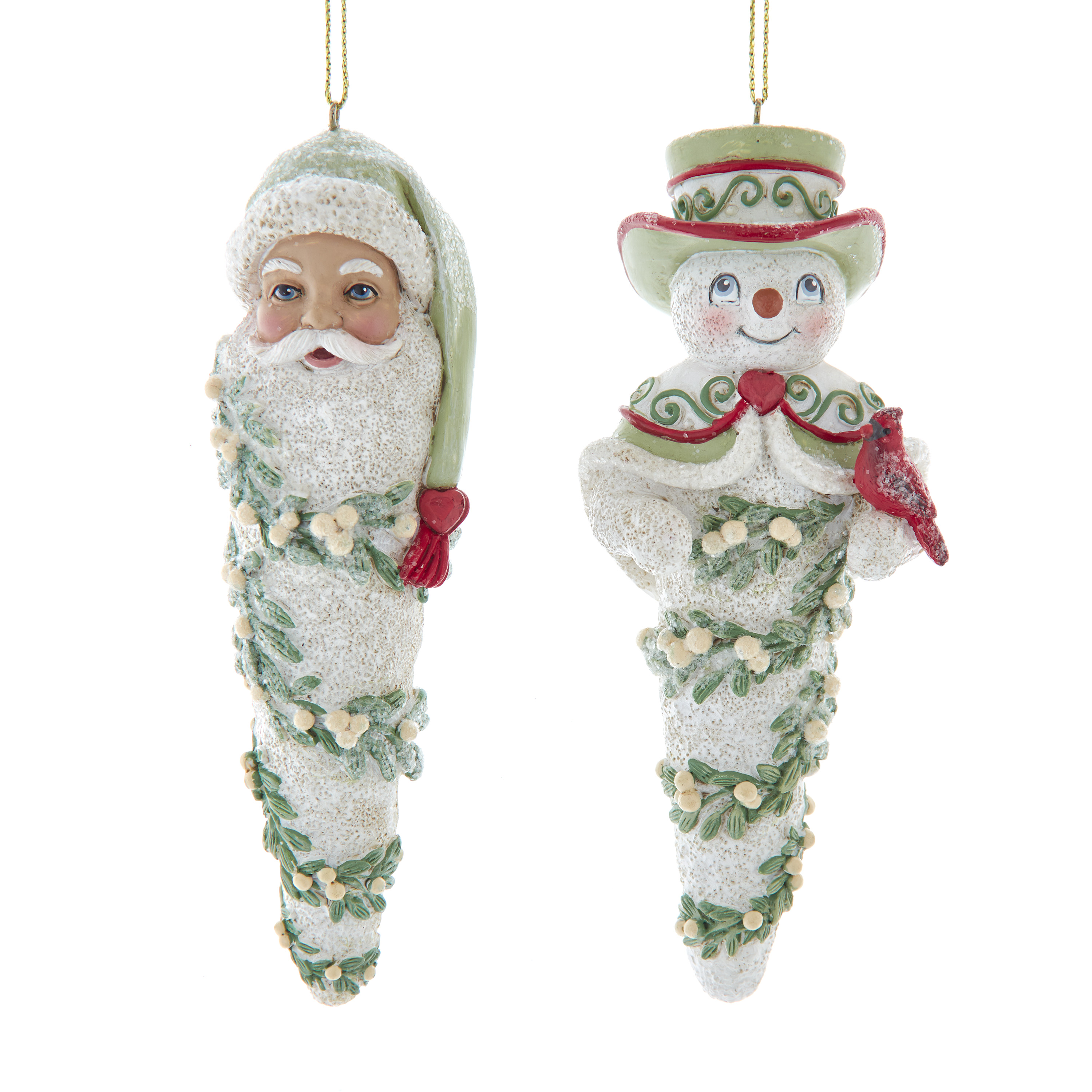 Boomhanger Kerstman/Sneeuwman - assorti - prijs per stuk