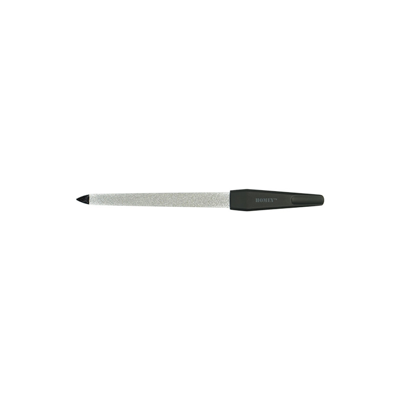 Homey's Saffier-Nagelvijl 18 cm Zwart - Verchroomd