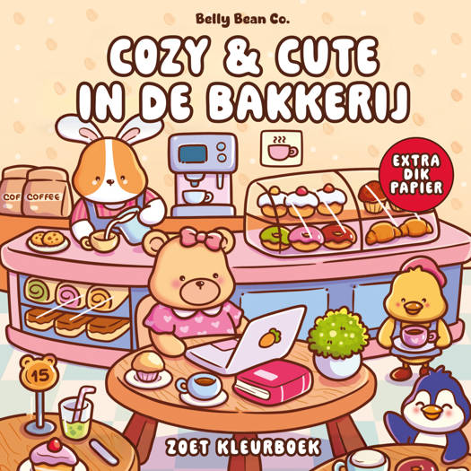 Kleurboek Cozy & Cute in de Bakkerij