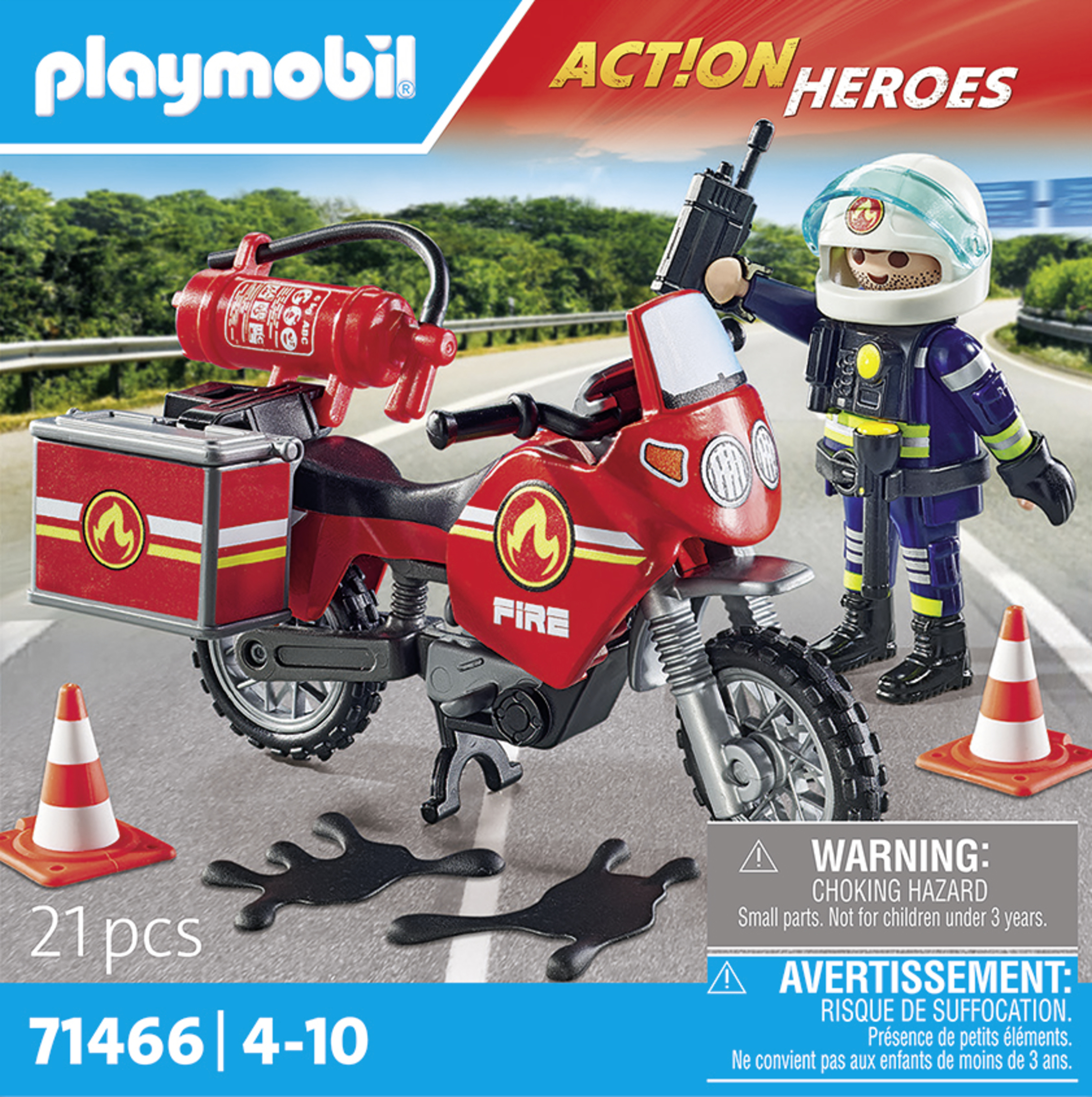 Playmobil Action Heroes 71466 Brandweer op de plaats van het ongeval