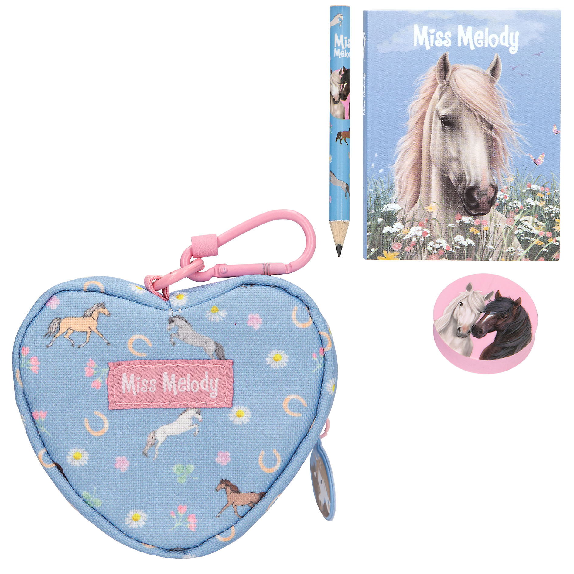 Miss Melody Harttas met Schrijfset