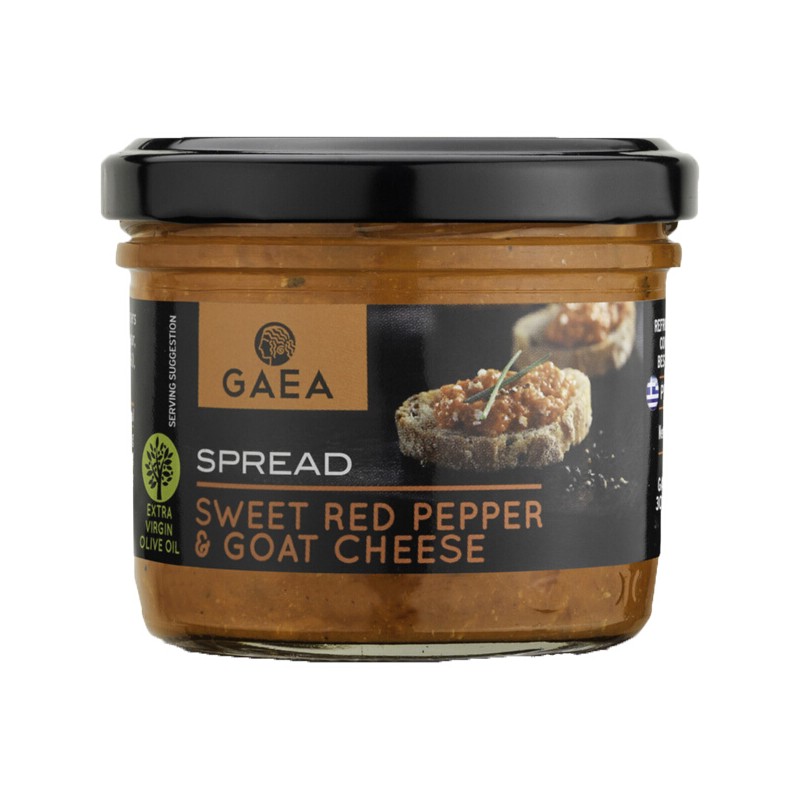 Gaea Tapenade met Geitenkaas & Paprika's 125ml
