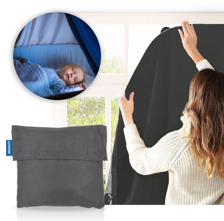 Luvion Verduisteringsgordijn Blackout Grey 130x200 cm