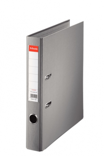 Esselte Klasseur Economy Grijs A4 - 50 mm - Karton/ PP - met Duimgat