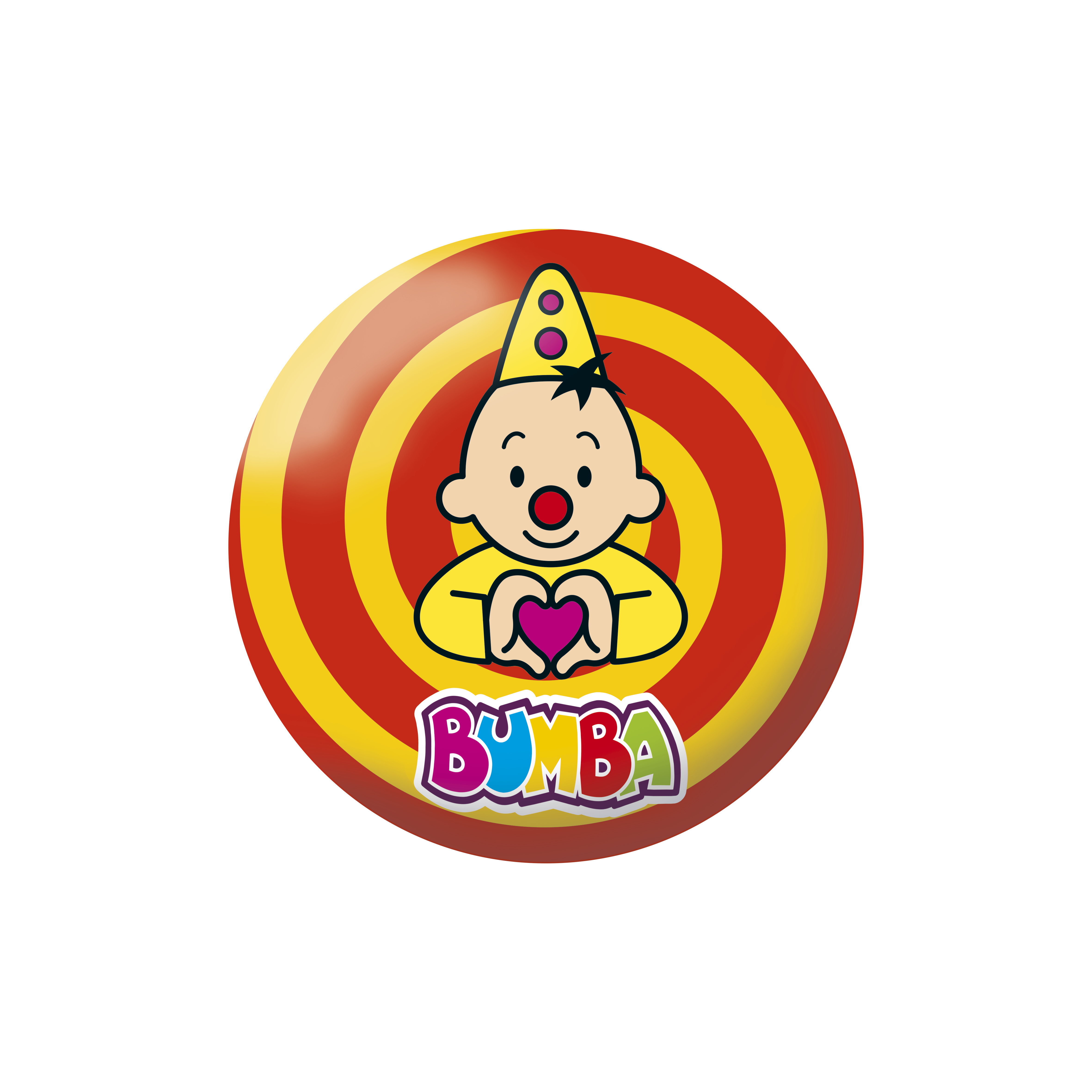 Bumba Bal Geel-Rood 23 cm