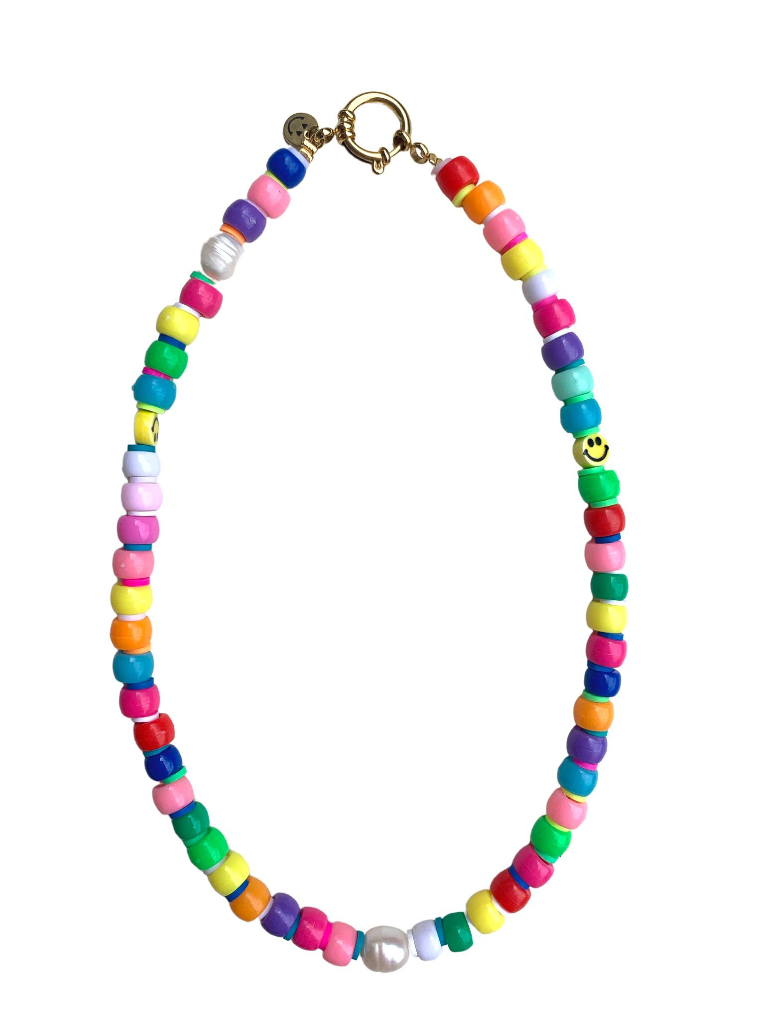 Pony Bead Necklaces Pearls an Pony Beads